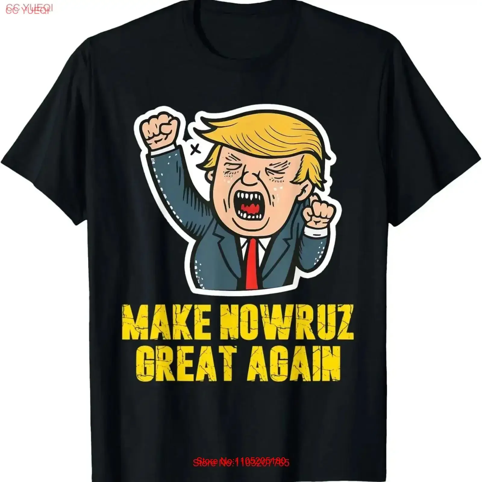 Nowruz Mubarak Make Geart Again Iranian or Persian T Shirt vintage Washed graphic streetwear Comfortable Casual Versatile