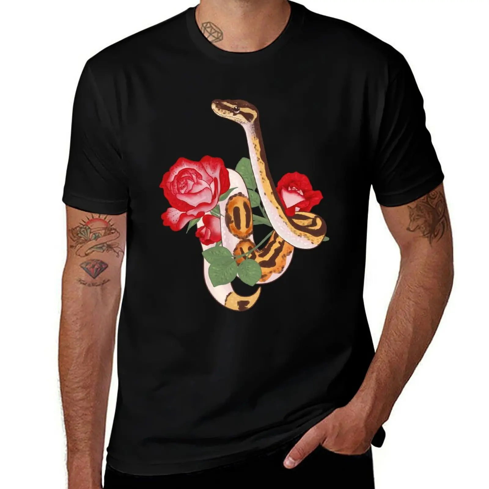 Nova the Ball Python T-Shirt cotton t shirt pack T-Shirt