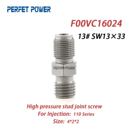 13# SW13Γ33 F00VC16024 Fuel Injector Fuel Inlet Pipe Joint F 00V C16 024 for 0445 110# Fuel Injector