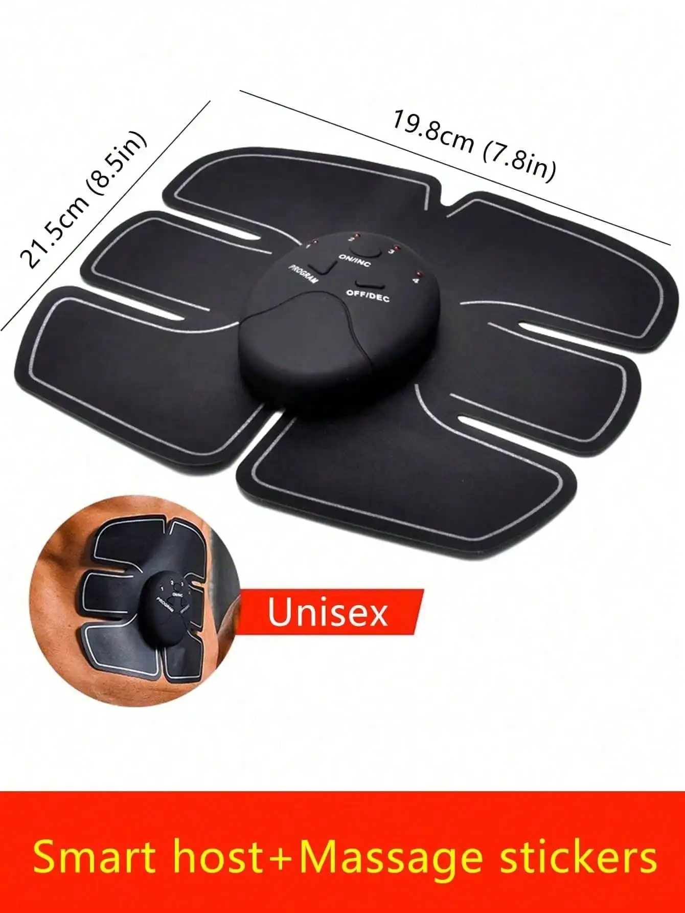 Patch addominale Tecnologia avanzata pigra intelligente Attrezzatura sportiva e fitness, Strumento per esercizi patch addominale