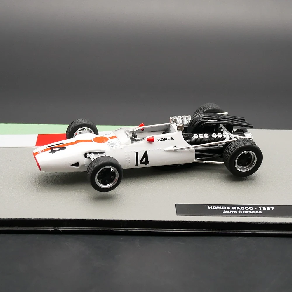 Diecast Ixo 1:43 Scale F1 Racing Alloy Car Model Toy Honda RA300 1967 John Surtees Alloy Car Model Collectible Toy Gift Souvenir