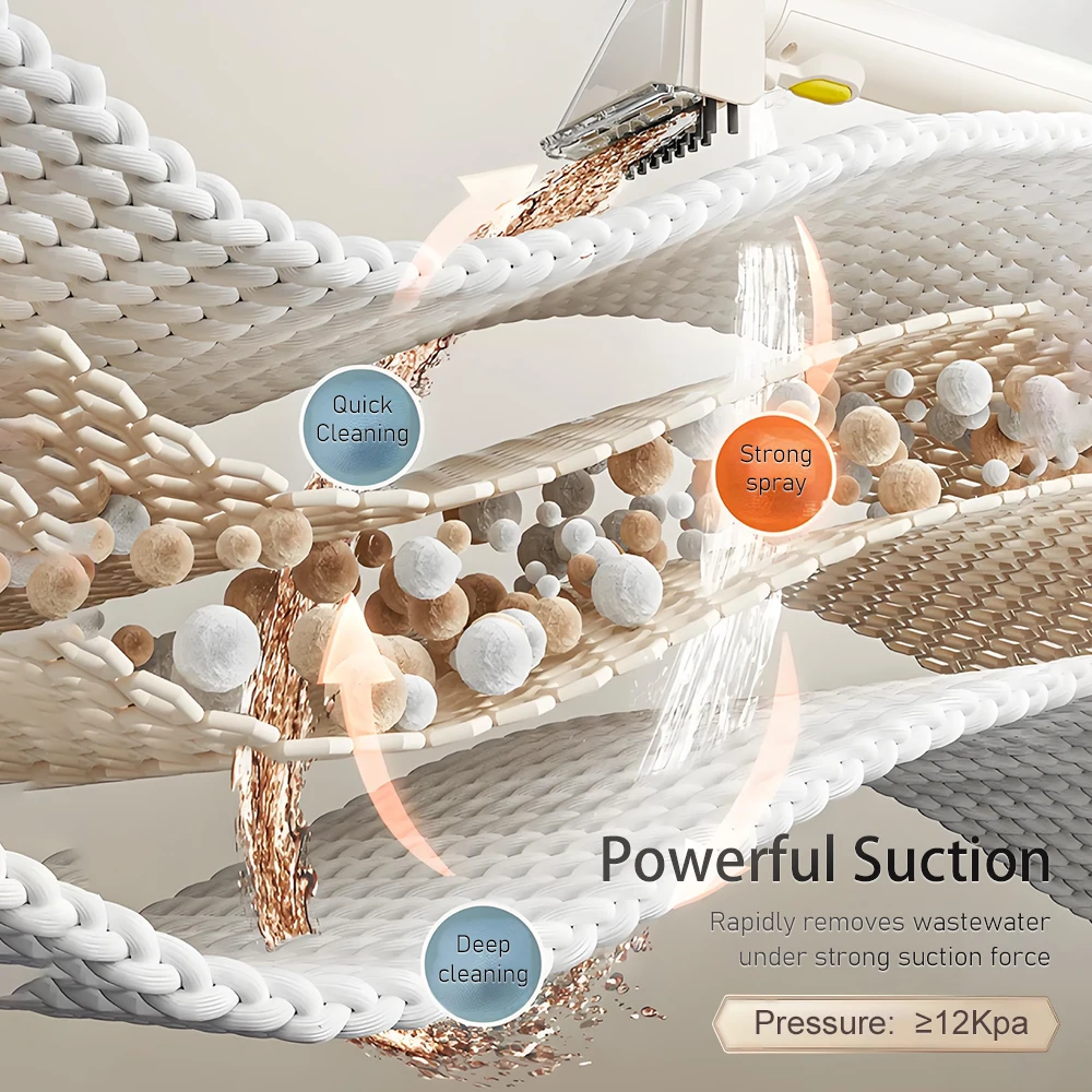 Electric Fabric Cleaning Machine All-in-One Cleaning Machine Upholstery Cleaner Carpet Spot Cleaner for Home Sofa Curtain Clean