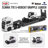 Maisto 1:64 SCANIA 770 S Volvo Forklift Transport Vehicle Excavator die-cast precision model car Model collection gift