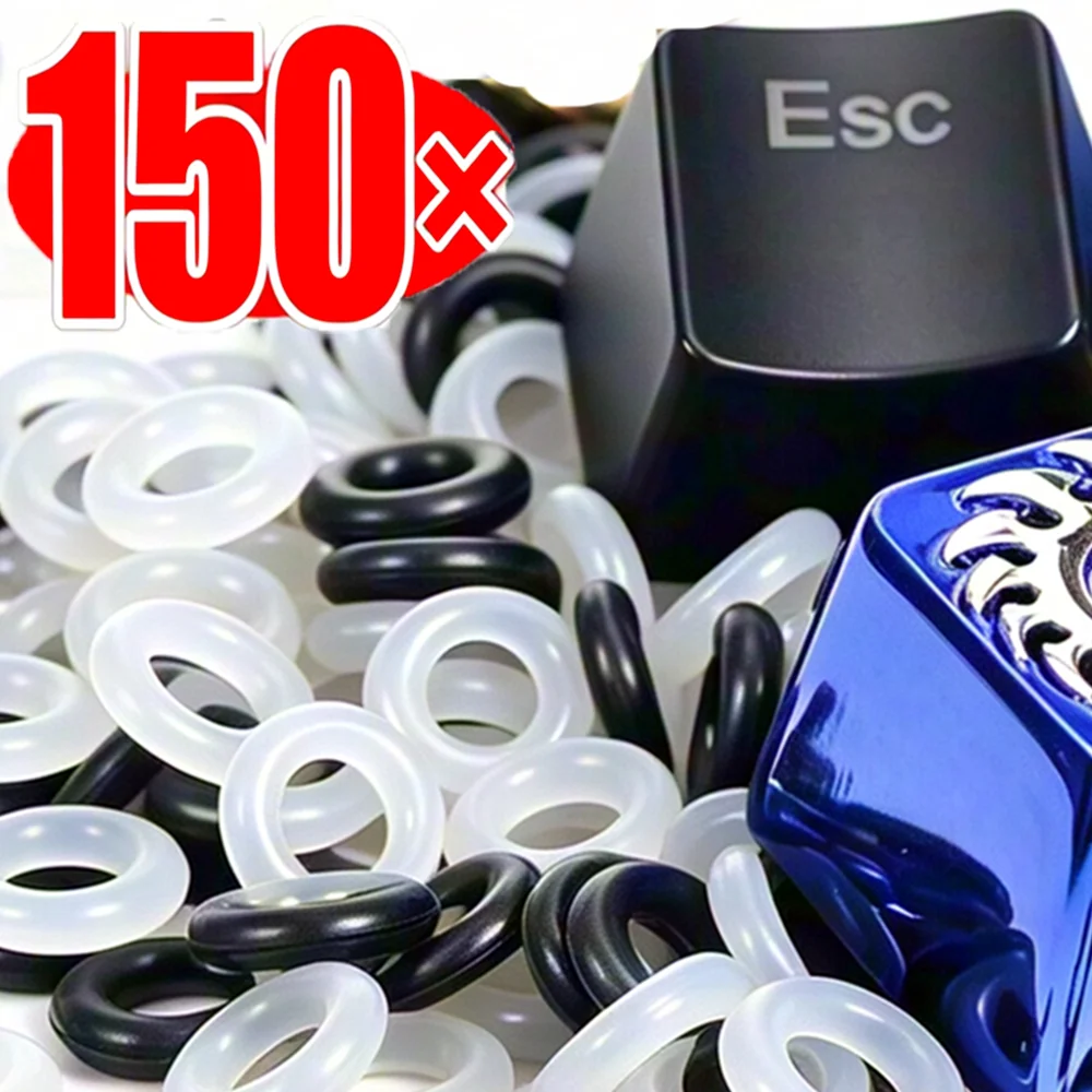 Silicone Rings O-Ring Keycaps Switch Dampeners Silencing Sound Reduction for Cross Axis Mechanical Keyboards Key Switch Dampers