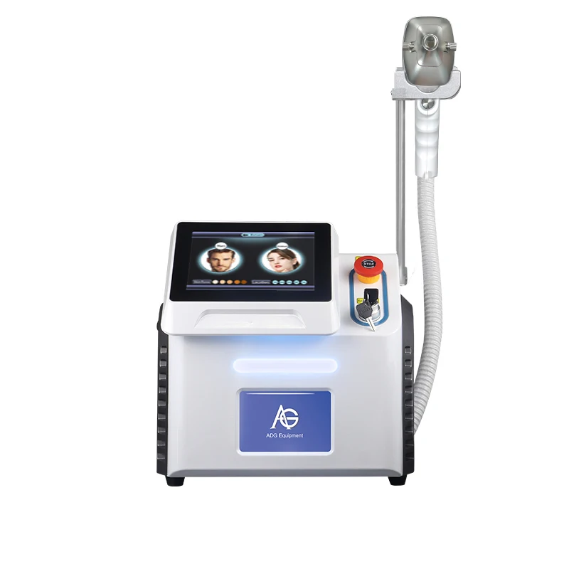 ADG Professional Portable 3 Wavelength Diode 755 nm 808 nm 1064 nm Laser Hair Removal Machine Beauty Salon Equipment