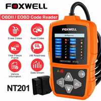 FOXWELL NT201 Auto OBD2 EOBD CAN Fault Code Reader Scanner Automotive Scanner Check Engine Light Car Diagnostic Scan Tool