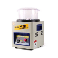 KT-185 Magnetic Tumbler Jewelry Polisher 2000 RPM Finisher with Adjustable Speed AC 110V/220V for Jewelry Polishing Machine