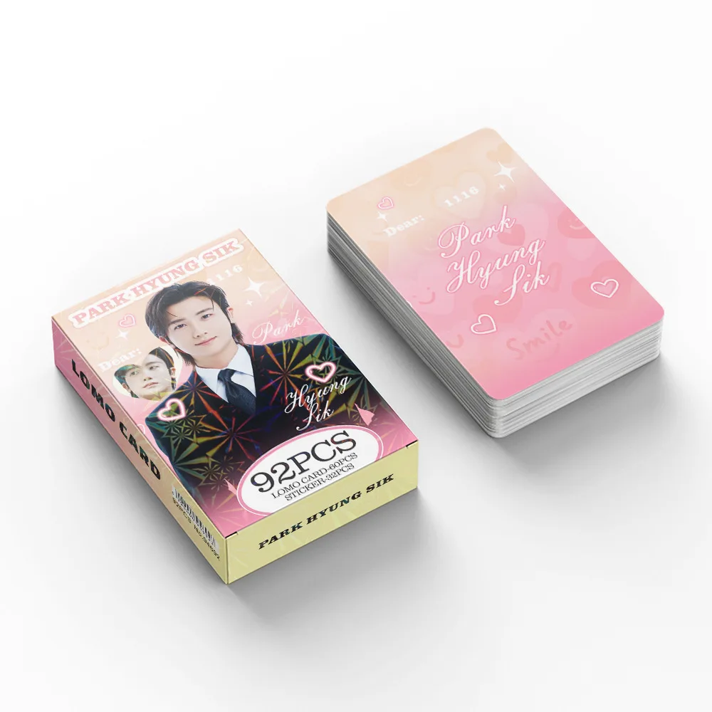 92pcs/set Park Hyung Sik lomo Star Photocards Photo Lomo Cards Fans Collection Printed Cards image 6