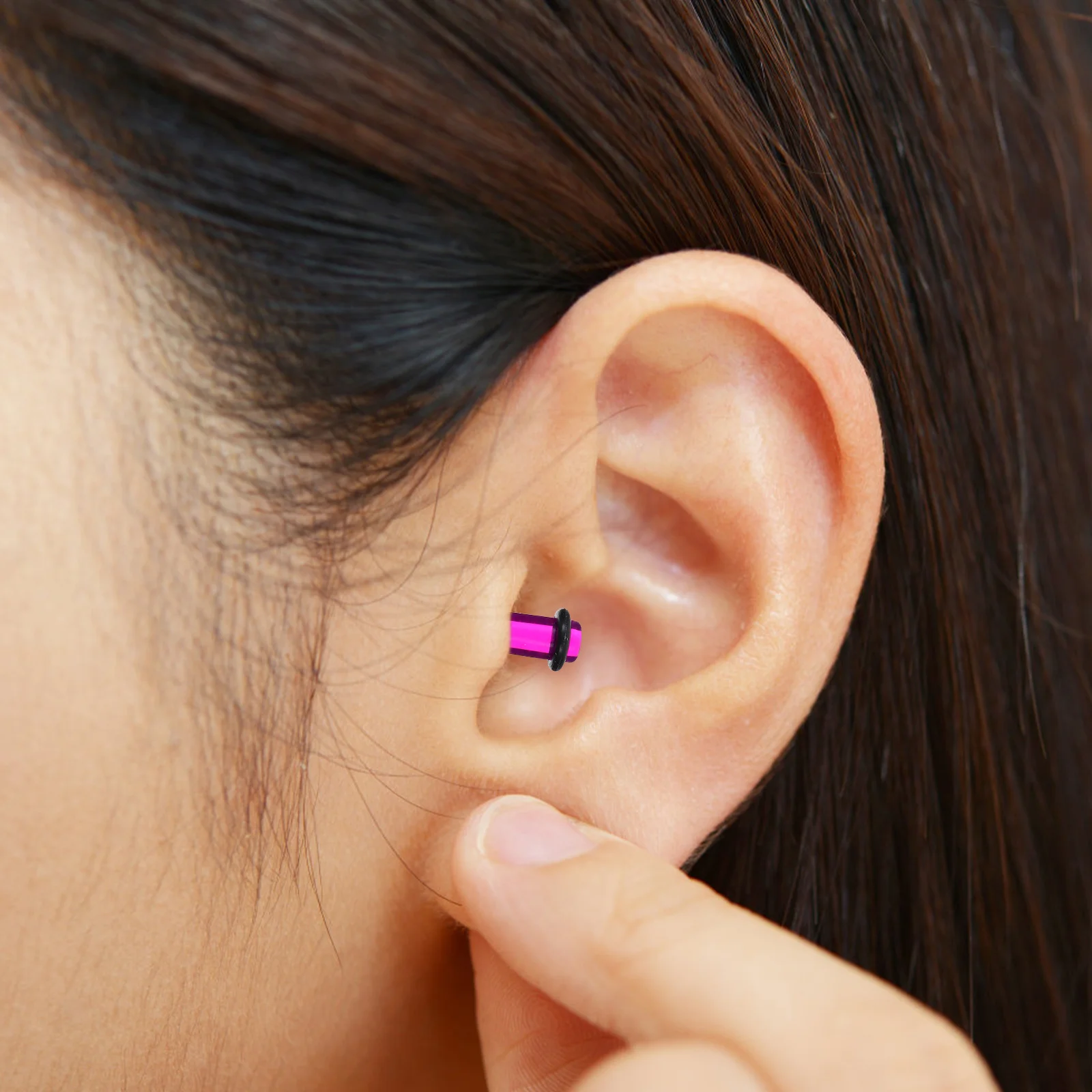 

48Pcs Heart Shaped Earrings Acrylic Smooth Surface Allergy Free Unisex Party Dance Performances 14g-00g