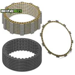 BIKINGBOY Extra Plate Friction Steel Clutch Kit 99-17 Touring Softail Dyna Twin Cam FLHRC FLHT FLTR FXDL FXDB FXDWG FLSTF FLSTC