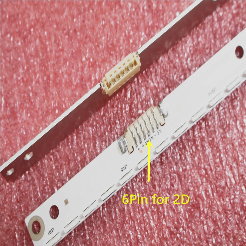 

2pcs LED strip 56leds 2012SVS40 7032NNB RIGHT56/LEFT56 2D REV1.1 For Samsung 40'' TV UE40S5500 UA40ES6100J UE40ES5500K