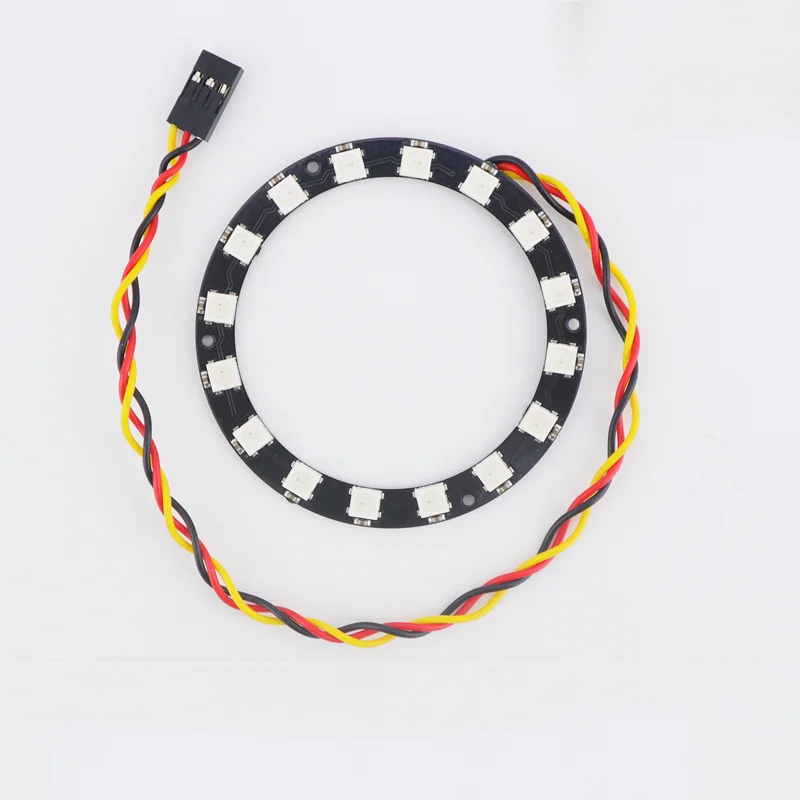 

5V Programmable Circular 16-bit RGB Light Ring Magic Color WS2812 Full-color LED Water Light Ring Suitable for MCU Control