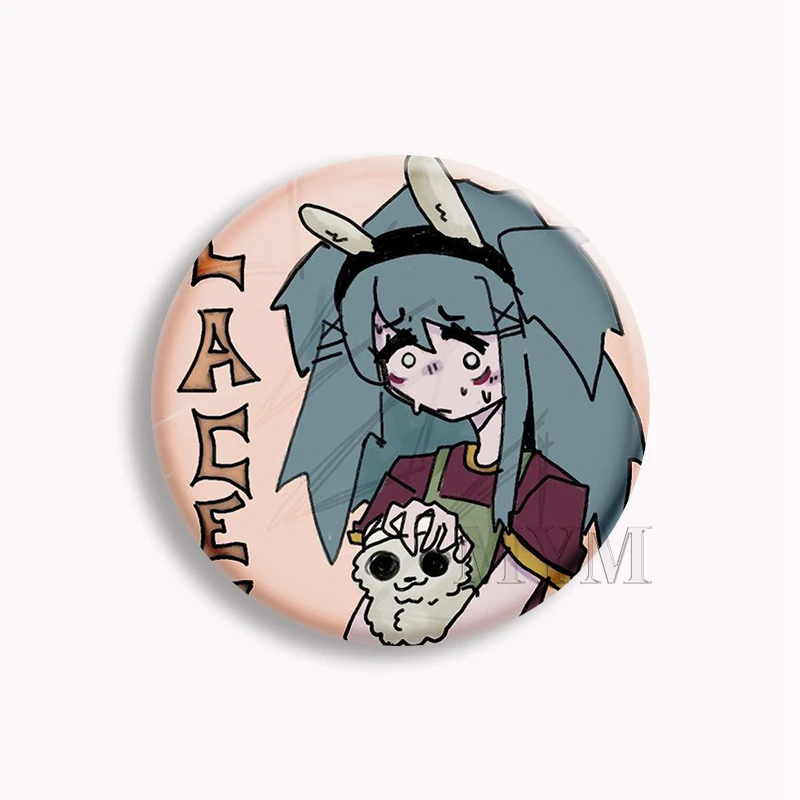 Horror Game Lacey's Games Anime Button Pin Lacey's Petshop Cartoon Brooch Badge Bag Accessories Decor Gamer Collect Fans Gifts view 4