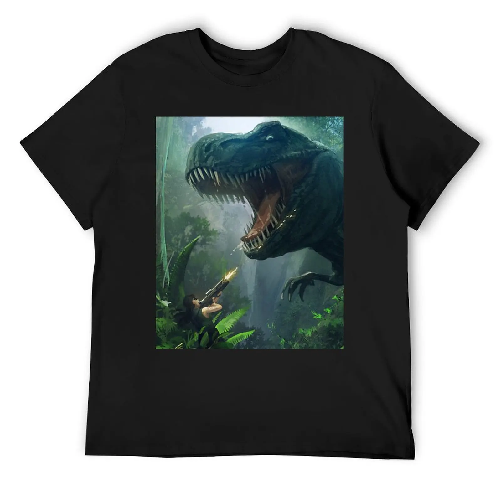 

ARK: ENDURE DINO ATTACK T-REX ENDURE T-Shirt rapper graphic tees Blouse t shirts for men