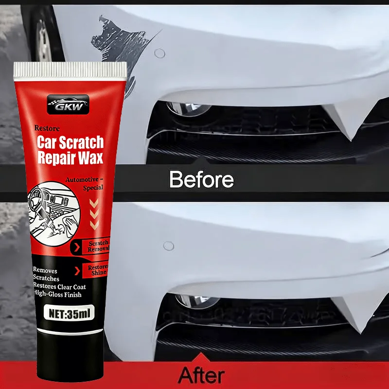 Scratch Remover with Cloth, Fix Bumper Stone Marks, Fits All Car Paint