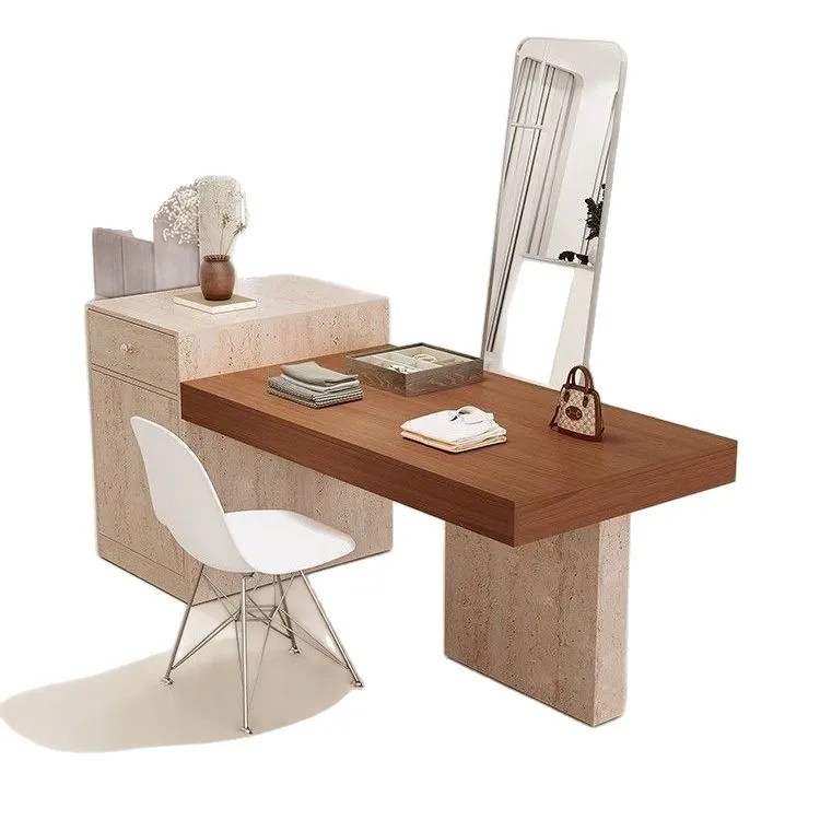 Stone pattern display table Shopping mall women's clothing store display case Shoe bag Nakajima table Water table Bar