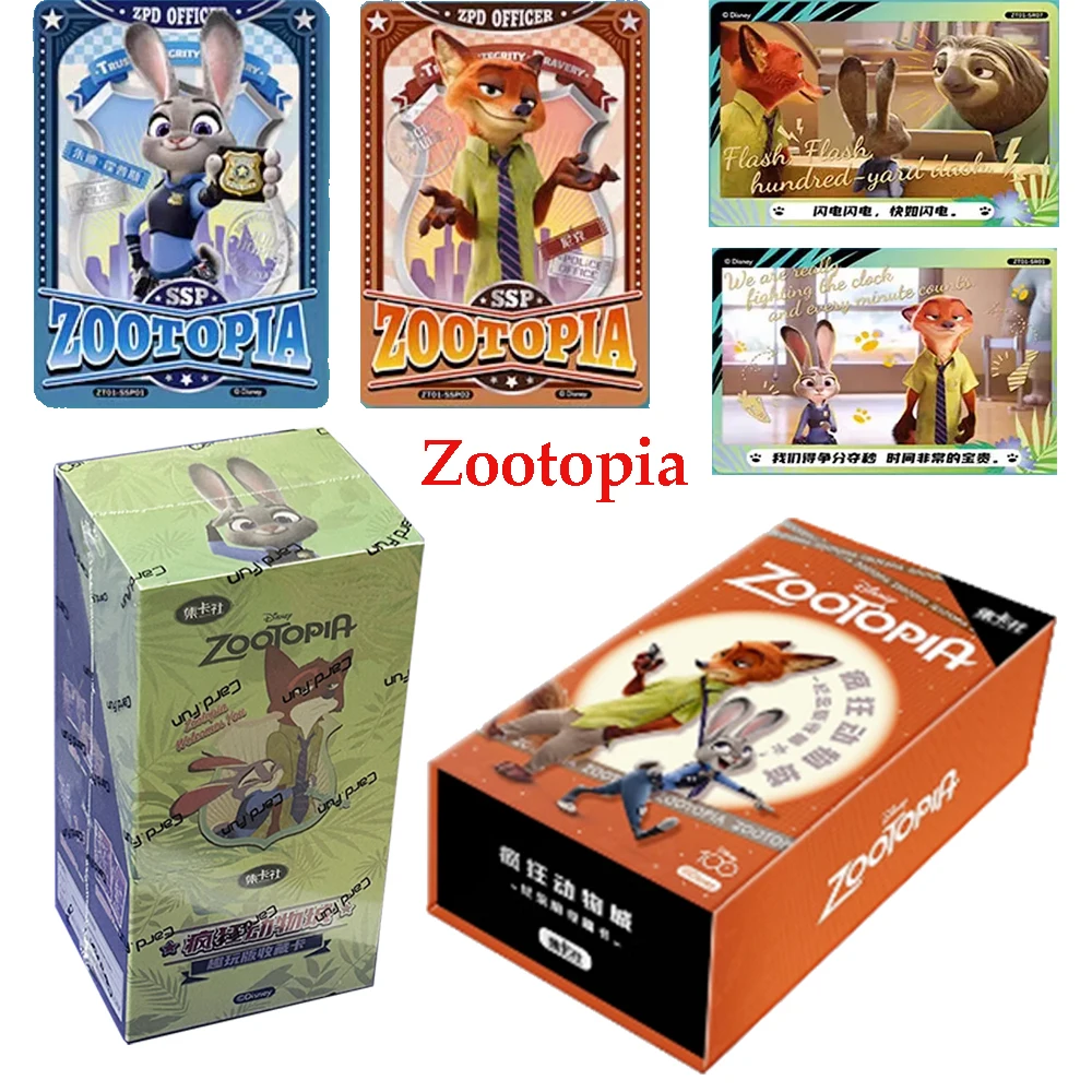 New Disney Card Toys Anime Zootopia collezione commemorativa Card Nick Judy Limited Edition Collection Card SSP Rare Card Toys