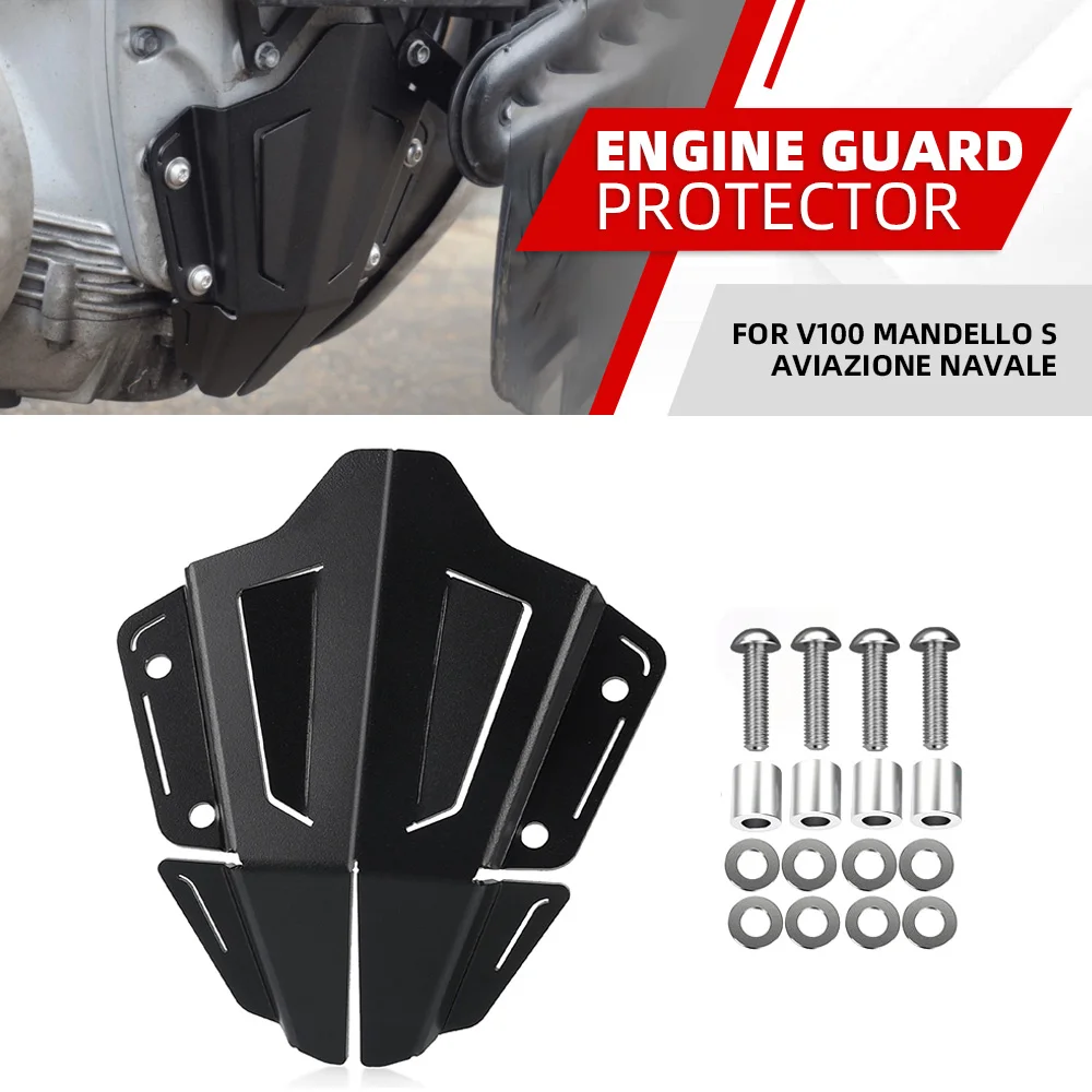 

Защита крышки двигателя для Moto Guzzi V100 Mandello Aviazione Navale/Mandello S 2022-2025 2024, защита двигателя головки блока цилиндров