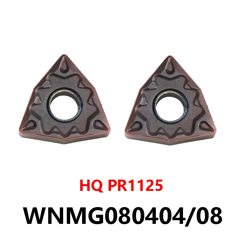 

WNMG080404HQ PR1125 WNMG080408HQ PR1125 карбидные вставки WNMG080404 WNMG080408 токарный инструмент WNMG для нержавеющей стали