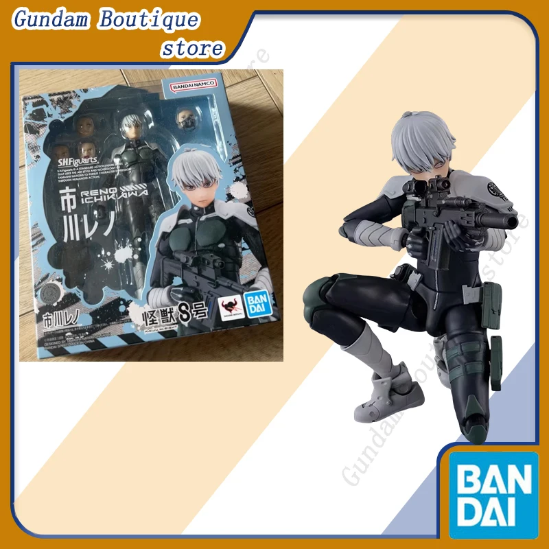 

Bandai натуральная SHF KAIJU NO.8 Reno Ichikawa аниме фигурка Коллекционные суставы подвижная модель игрушечные украшения подарок для детей мальчиков