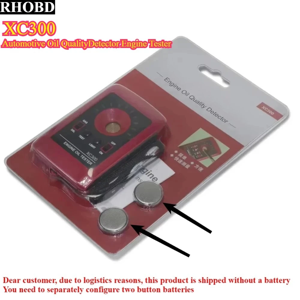

2025 XC300 Type of Oil FORGasoline Diesel Analyzer LED Digital Automotive Oil Quality Detector Engine Tester Combustion Tool