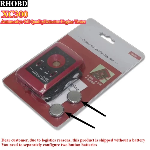 Imagen 1 del producto 2025 XC300 tipo de aceite analizador diésel de gasolina LED Digital Detector de calidad de aceite automotriz probador de motor herramienta de combustión