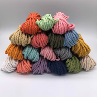 3mm-4mm 10meters colorful Cotton Cord Crafts Twine Macrame Rope String DIY Home Textile Gift Wrapping Wedding Decor