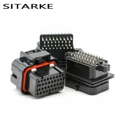 1 Set 34-Pin Female Tyco AMP Auto Oil Gas Connector Set TE Connective Computer Connectors with Pins 2-6447232-3 6437288-1