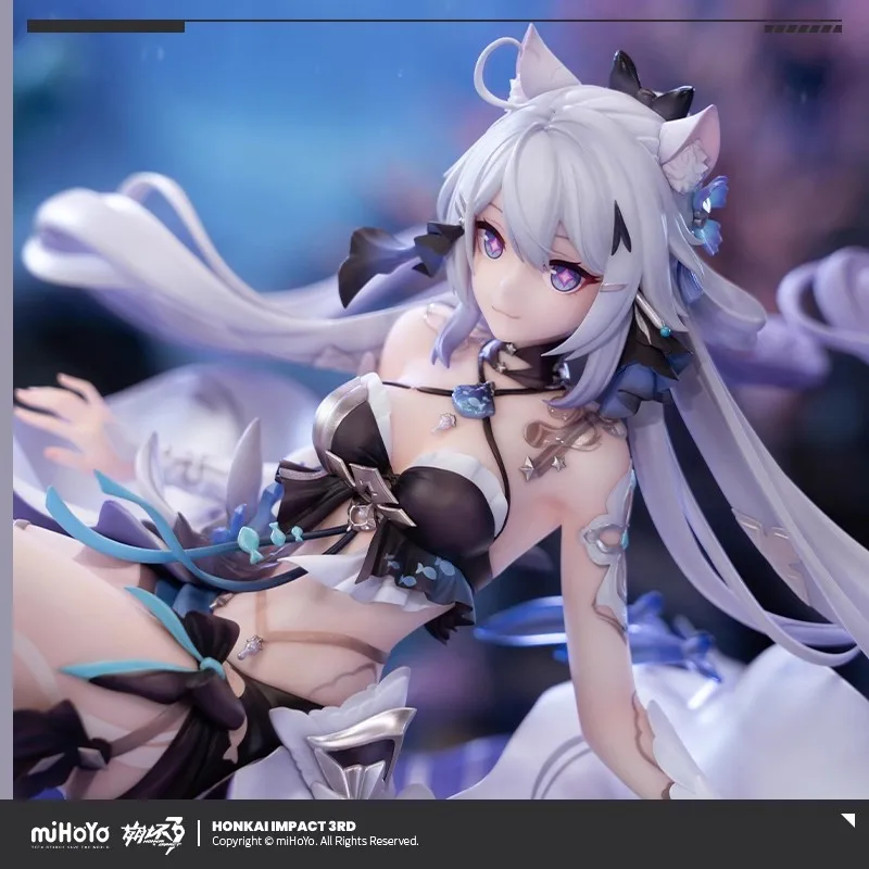 Game Honkai lmpact 3 Official Genuine Product Kiana Herrscher of Finality Oceania Luna Theme 1/7 Scale Ornament Halloween Gifts