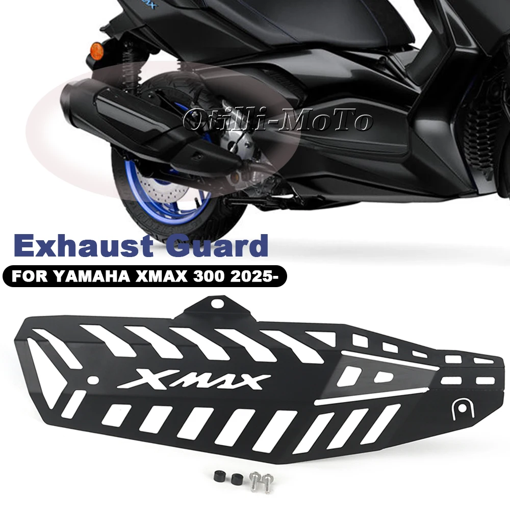 

For YAMAHA XMAX 300 XMAX300 2025- New Motorcycle Exhaust Protection Exhaust Cover Heat insulation cover Scald Proof Lid
