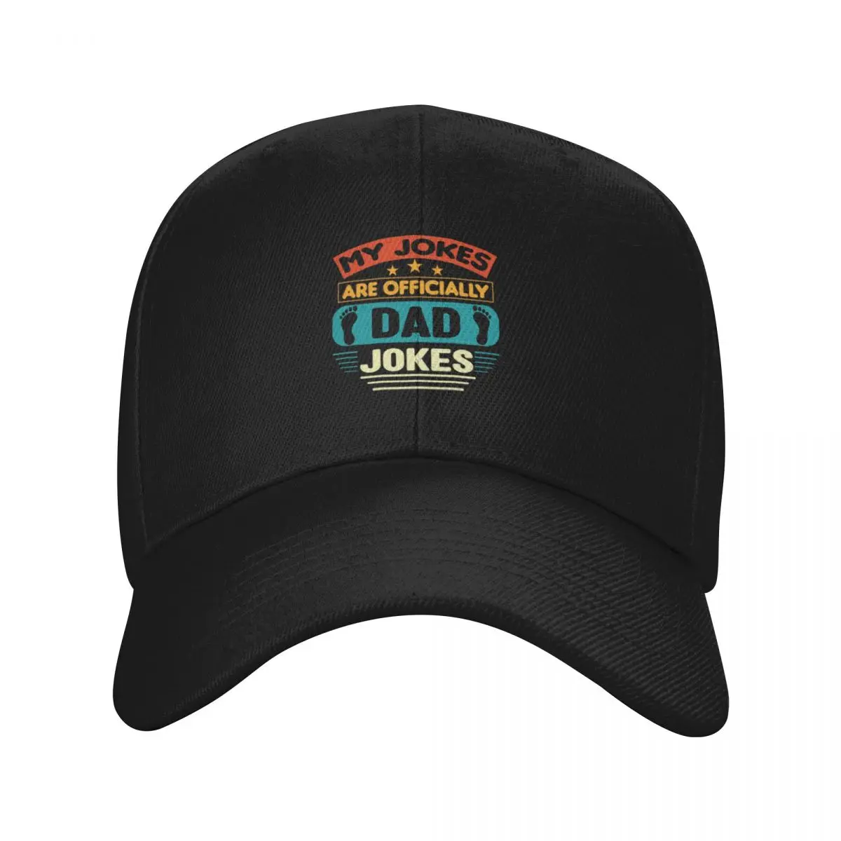 My Jokes are Officially Dad Jokes Baseball Cap hard hat Brand Man cap derby hat Uv Protection Solar Hat For Women Men's