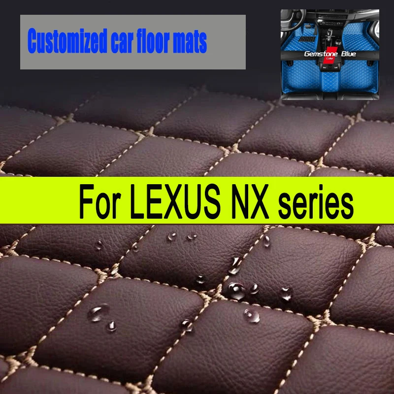 Custom Car floor mats for LEXUS NX series 200 300h 300 200t 2015 2016 2017 2018 2019 2020 2021 2022