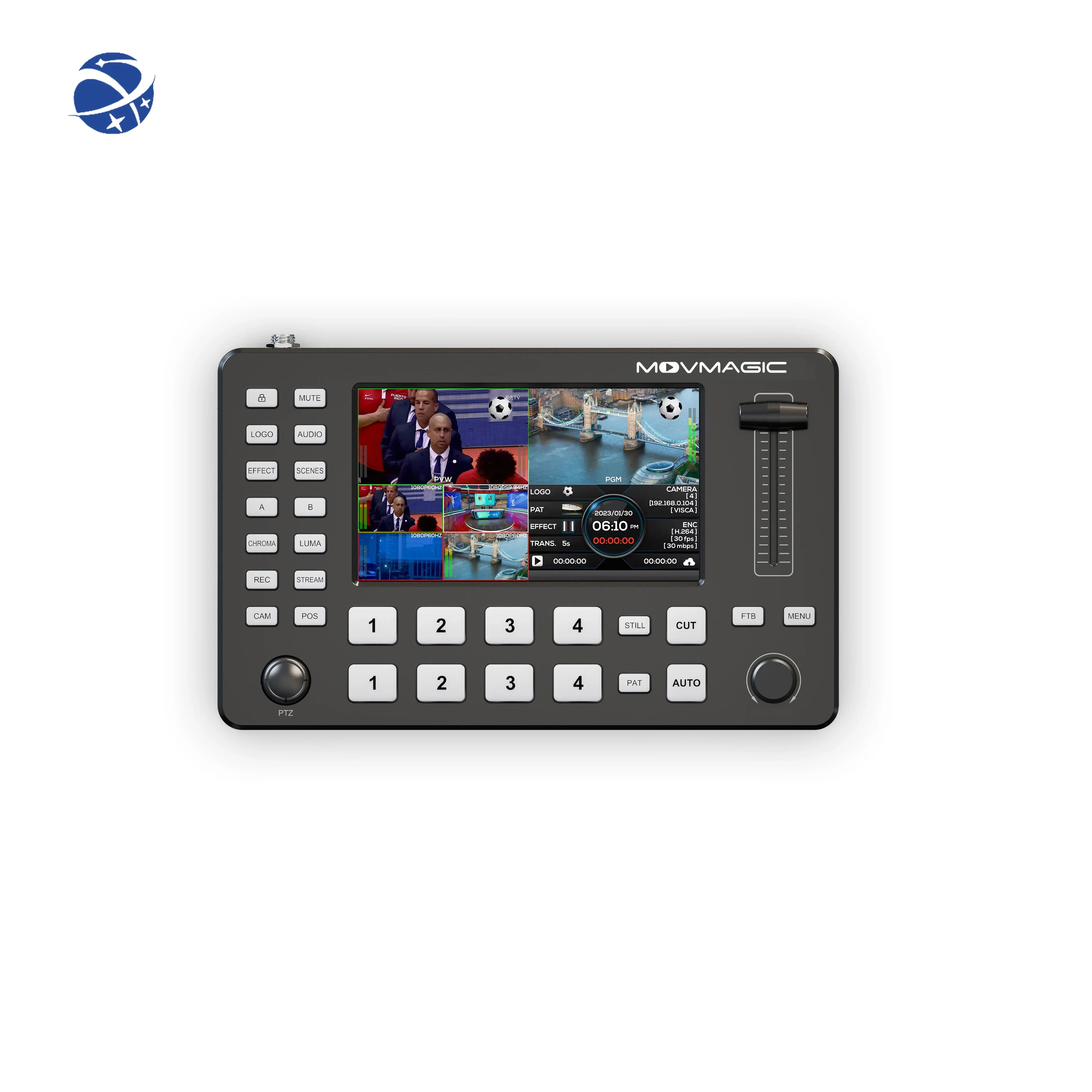 Movmagic M1 Ultimate Multi-Format Studio Live Streaming Equipment with HDMI Video Mixer Switcher