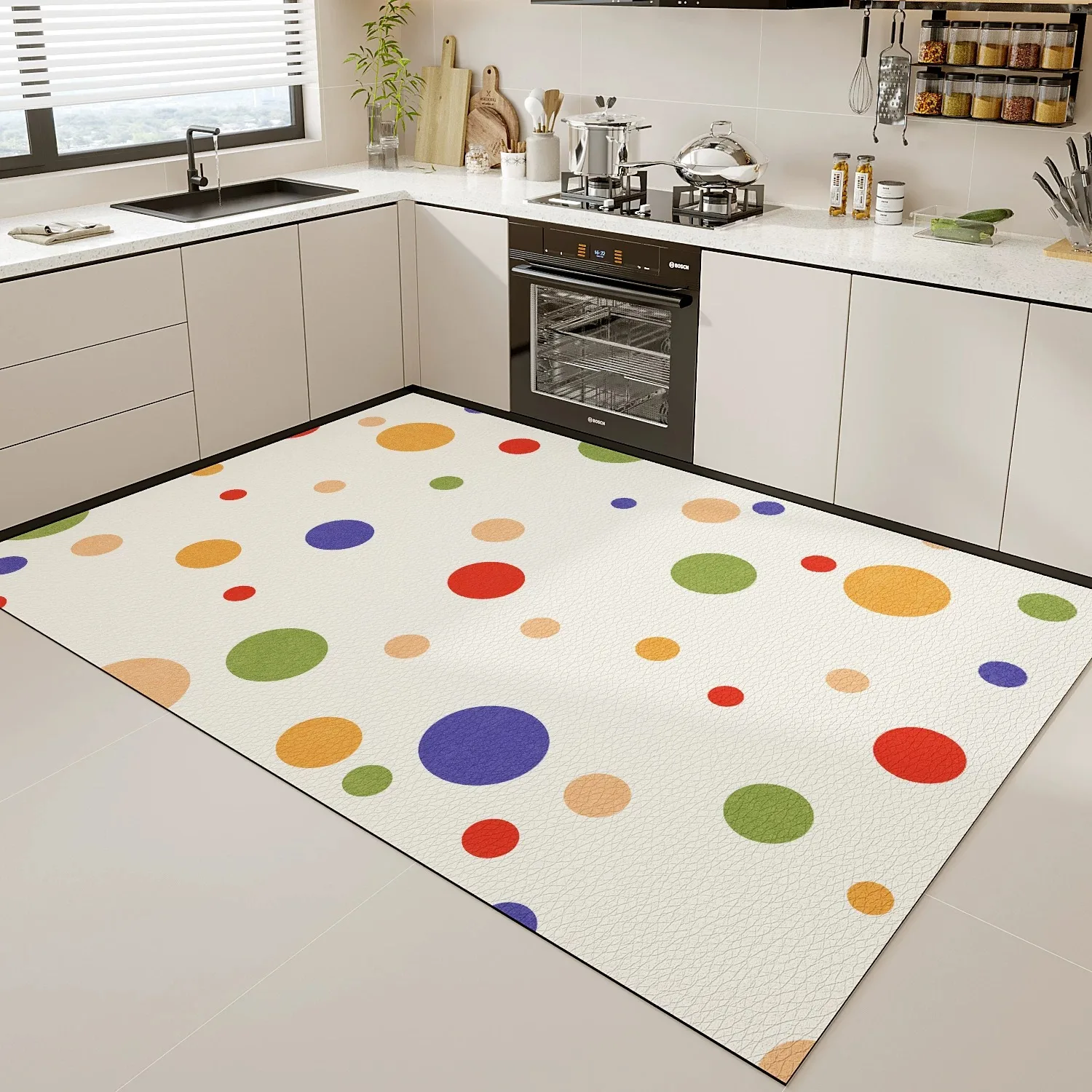 Home Decor Dopamine - Dopamin Mutfak Zemin Paspası Yağa Dayanıklı
