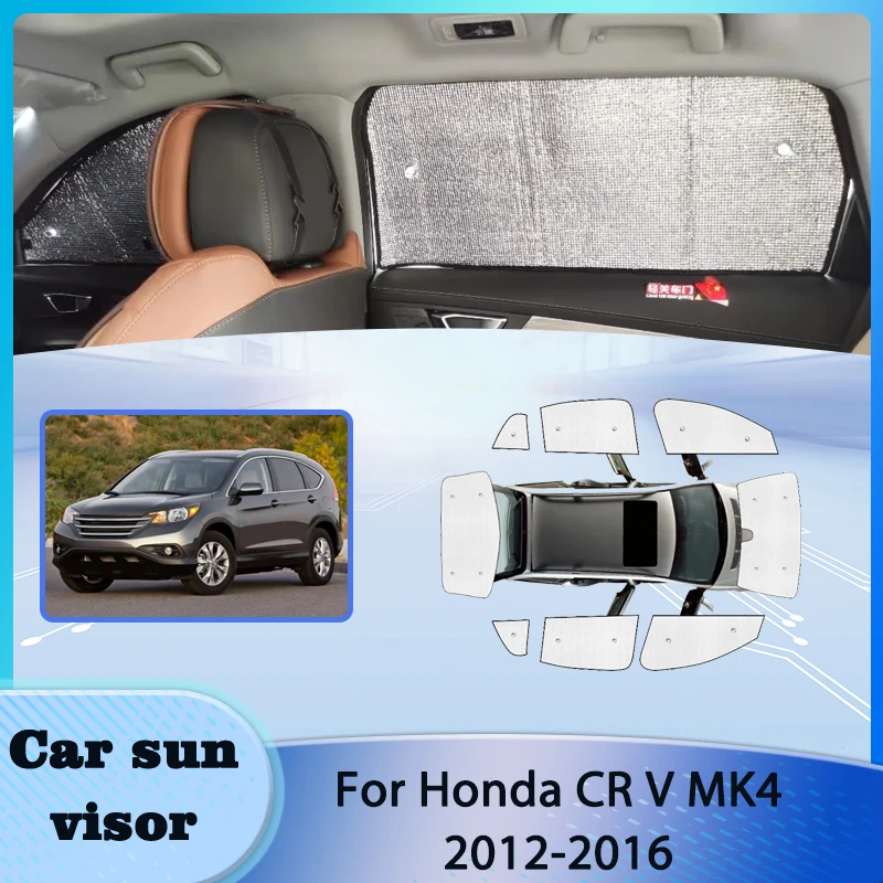Auto Sunshade For Honda CR V Accessories CRV MK4 2012 2013 2014 2015 2016 Car Visor Anti-UV Sun Window Visors Covers protection