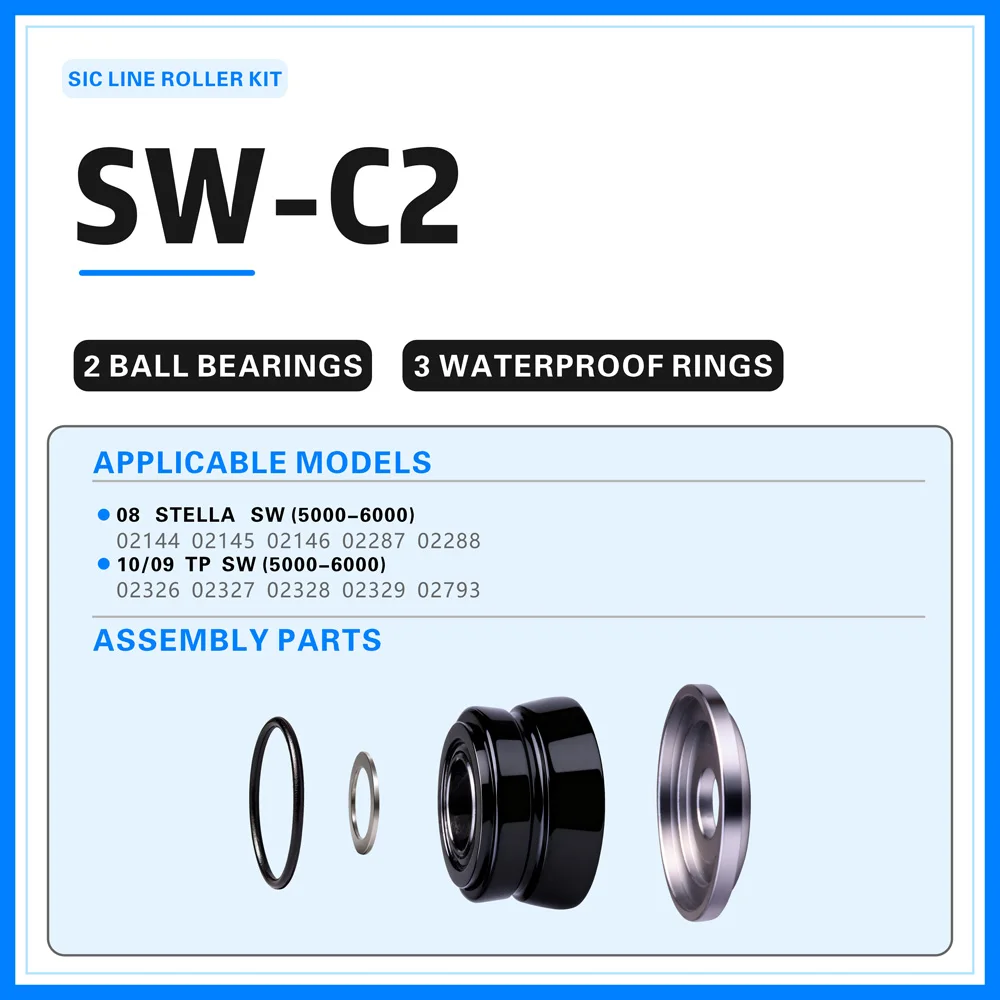 BassLegend für Shimano Sea Reel Fishing SIC Line Roller STELLA/TWIN POWER/SARAGOSA/BIOMASTER/STRADIC/SPHEROS/SOCORRO SW – Detail 7