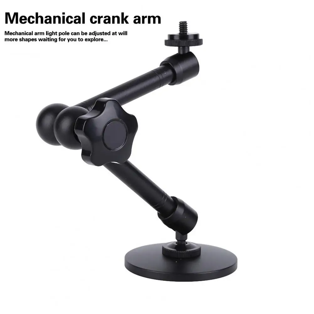 Light Stand Holder Adjustable Vintage Camping Light Stand Portable Aluminum Alloy Holder with 1/4 Threaded Interface for Outdoor