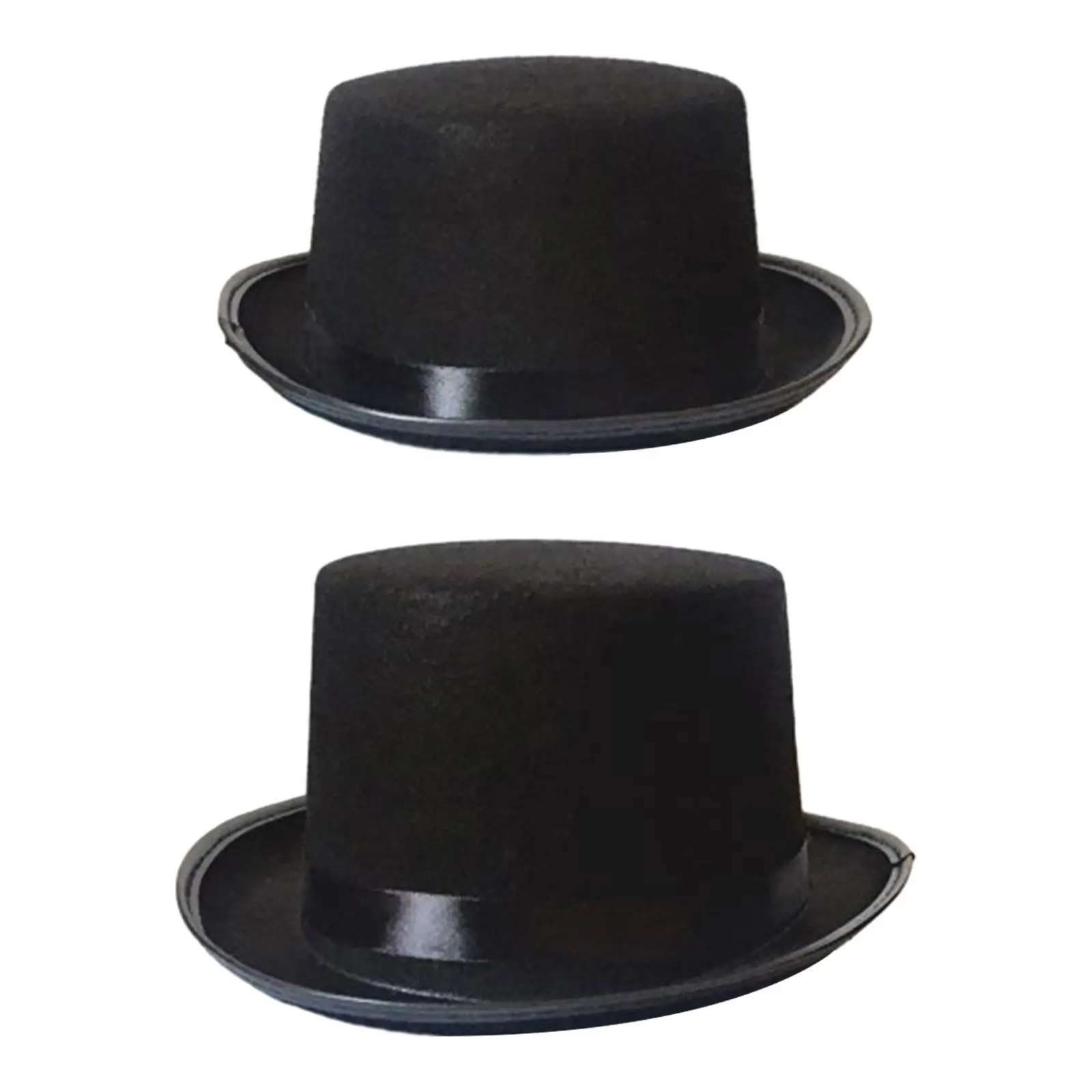 Adult Top Hat Victorian Magician Fancy Dress Accessory Costume Part Hat for Costume Parties Halloween Stage Performances