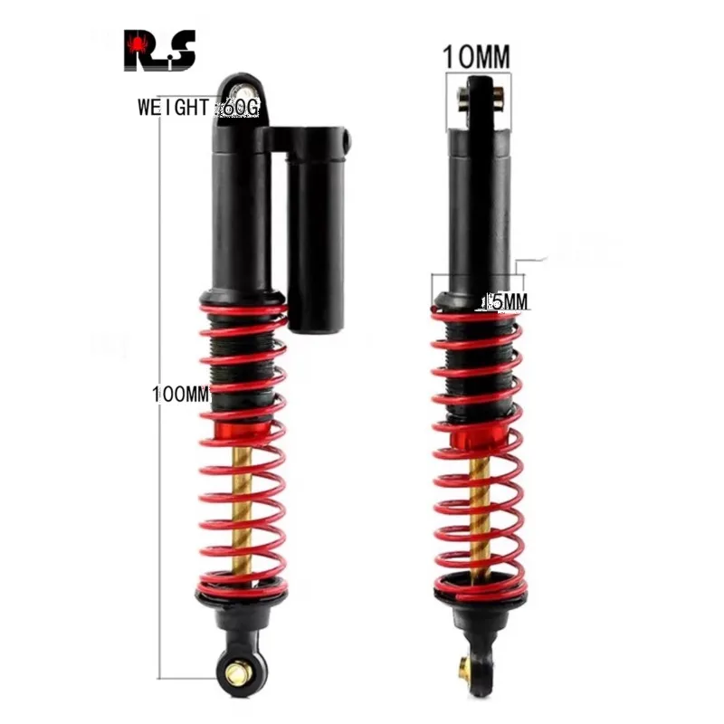 

Metal Negative Pressure Shock Absorber for 1/10 RC Crawler Car AXIAL SCX10 III AX103007 RC4WD D90 Cherokee DIY Accessaries