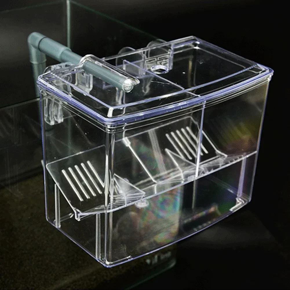Aquarium Fish Breeding Box for Fish Tank External Hanging Pneumatic Hatching Incubator Breeder Box Fish Aquatic Pet Supplies