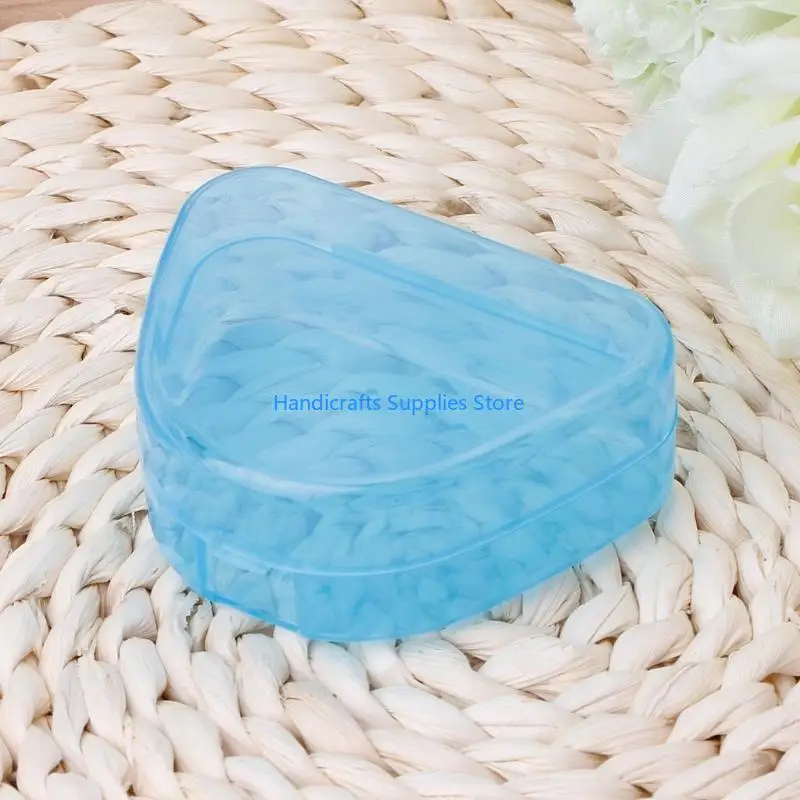 

R1WA Dental Orthodontic Retainer Denture Bath Mouthguard Storage Box for Case Tray