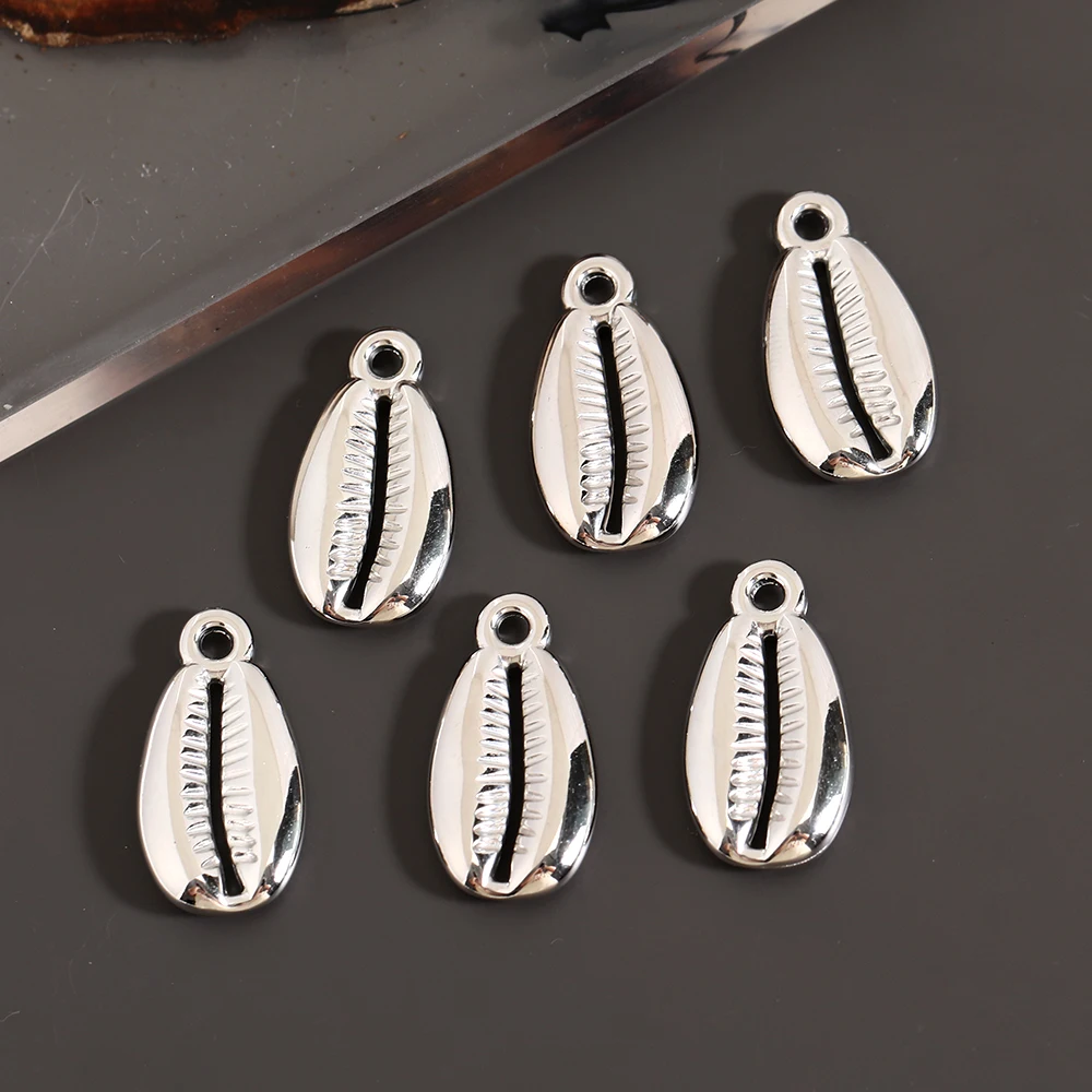 50 Stück Seestern Muschel rhodiniert CCB Charms Anhänger DIY Ohrring Halskette Armband Zubehör für Schmuckherstellung – Detail 4