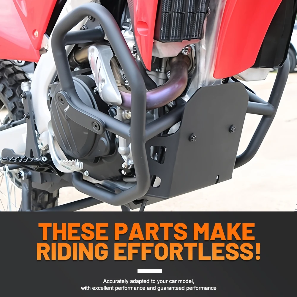 Suitable for Honda CRF450L (2018-2020), CRF450RL (2020-2024), and CRF450X (2018-2024) motorcycle bumper/engine guard/crash bar.