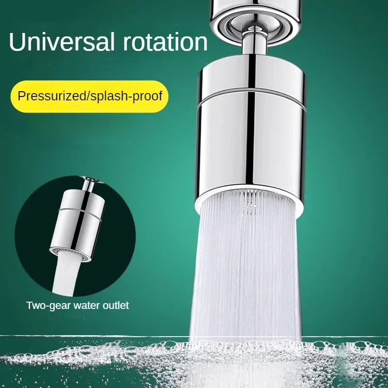 Uniwersalny przedłużacz Bubbler Splash Extender kran filtr obrotowy mechaniczne ramię czarny srebrny 360 ° kran kuchenny