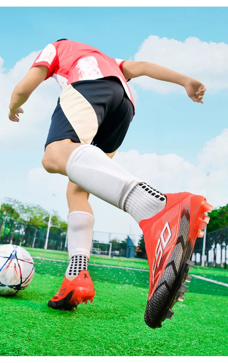 Herren Original Fußballschuhe Hochwertige Atmungsaktive Ultraleichte Profi-Fußballschuhe für Spielfeld und Training – Detail 12