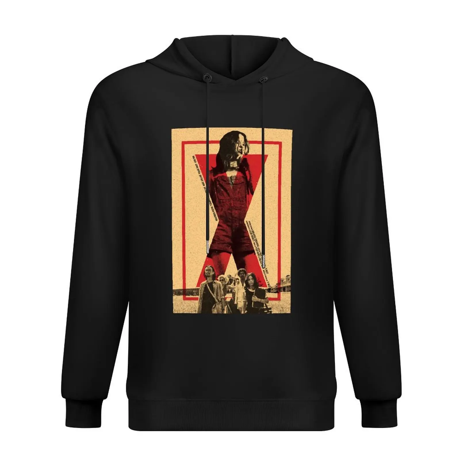 

X Movie, Pearl Movie red Hoodie autumn clothes men's autumn clothes korean style clothes blouse new hooded tee