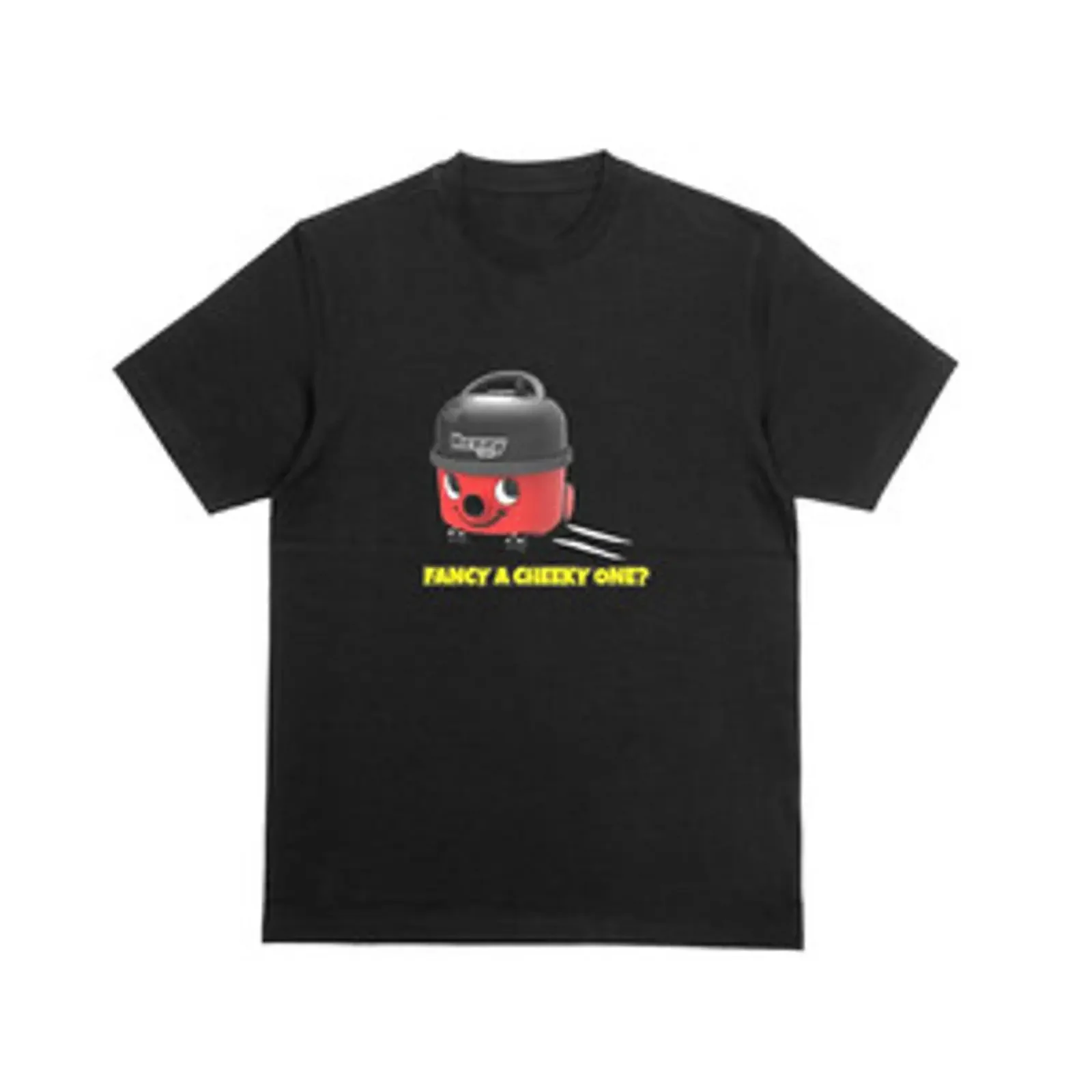FANCY A CHEEKY ONE HENRY HOOVER T Shirt lustig Drogen Parodie Oberteil Kokain 177 vintage Washed Comfortable