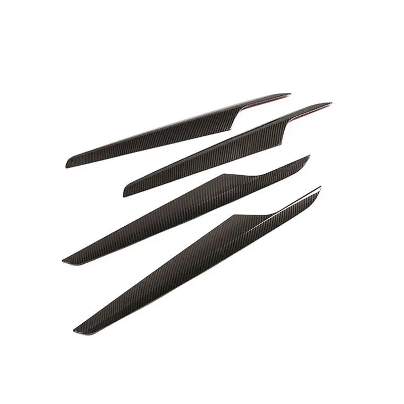 For BMW X1 E84 2011 2012 2013 2014 2015 ABS Carbon Fiber Texture Car Interior Door Window Panel Cover Strip Trim Decoration