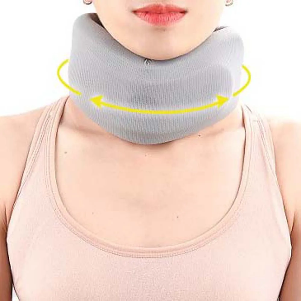 Neck Traction Neck Cervical Brace Pillow Collar Ice Silk Neck Support Sleeve Sponge Neck Orthopedic Neck Fixation Belt Office