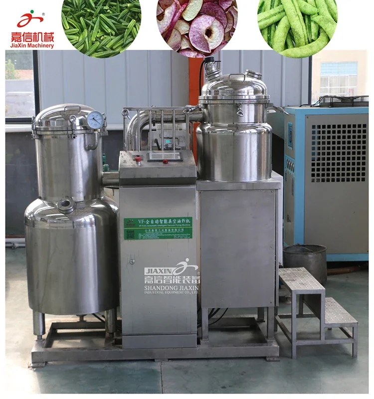 Vacuum Frying Machine For Fruits And Vegetables Vacuum Frying Of Okra, Pumpkin And Mushroom